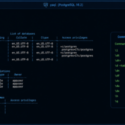 psql meta commands PostgreSQL terminal