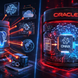 Oracle AI Database 26ai in-database ONNX embedding model compared to pgvector external API embedding architecture — data sovereignty and latency comparison