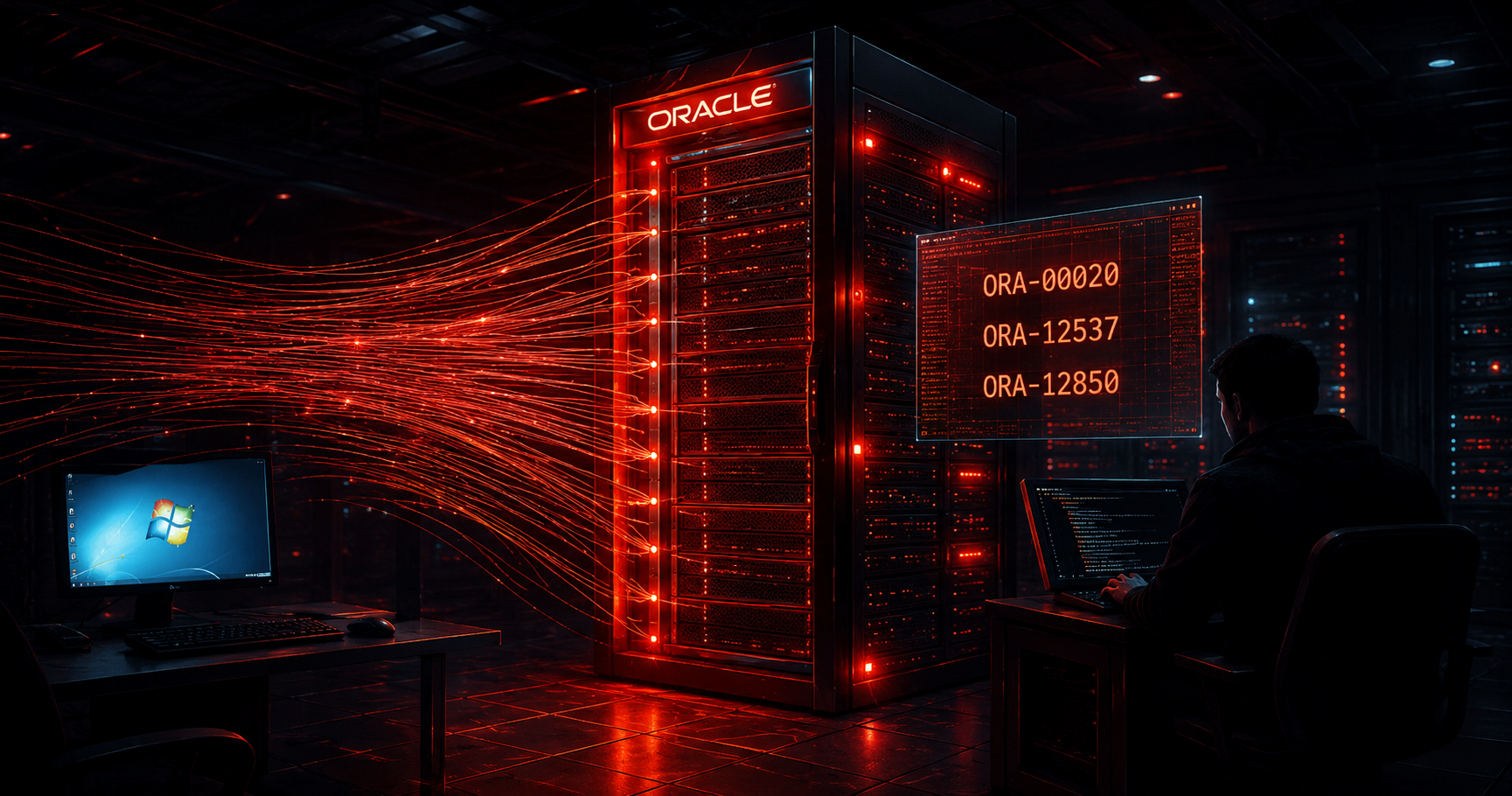ORA-00020 maximum processes exceeded — Oracle CDB PDB connection leak production incident