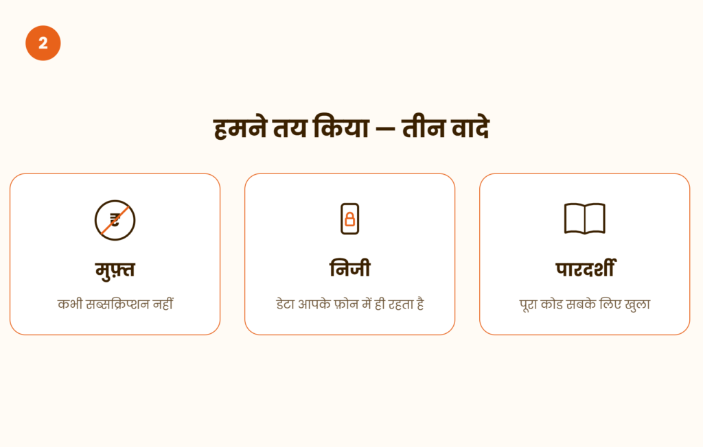 Janmasūtram app features — client list, kundali chart, dasha tracking, sharing